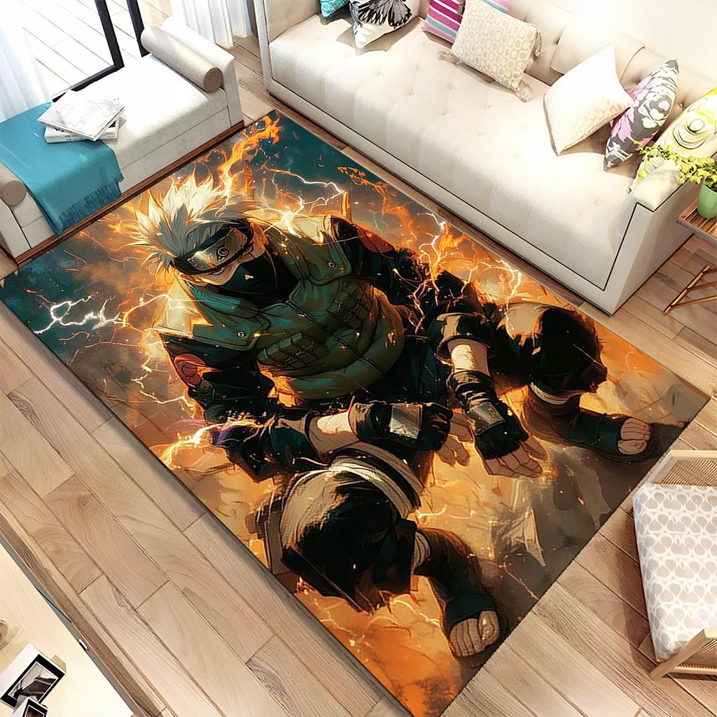 3D I-Itachi Cartoon Japan Anime Carpet Rug for Living Room Bedroom Home Sofa Decoration,Kids Play Non-slip Floor Mat
