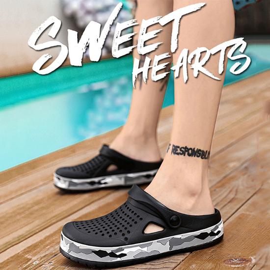 One Shoe Two Wears, Seaside Breathable Fashion Beach Shoes, Summer Men's Sandals, Wear Resistant, Non Slip, Soft Soles