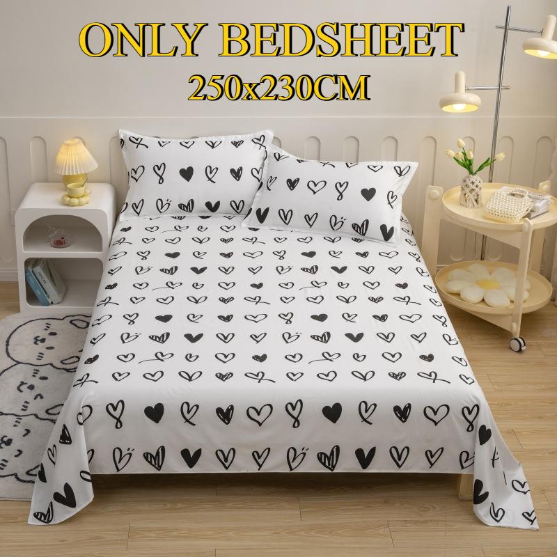 Bed Sheets Skin-friendly Brushed  Thickened Double Single Bed Multi-specification Sheets for All Seasons