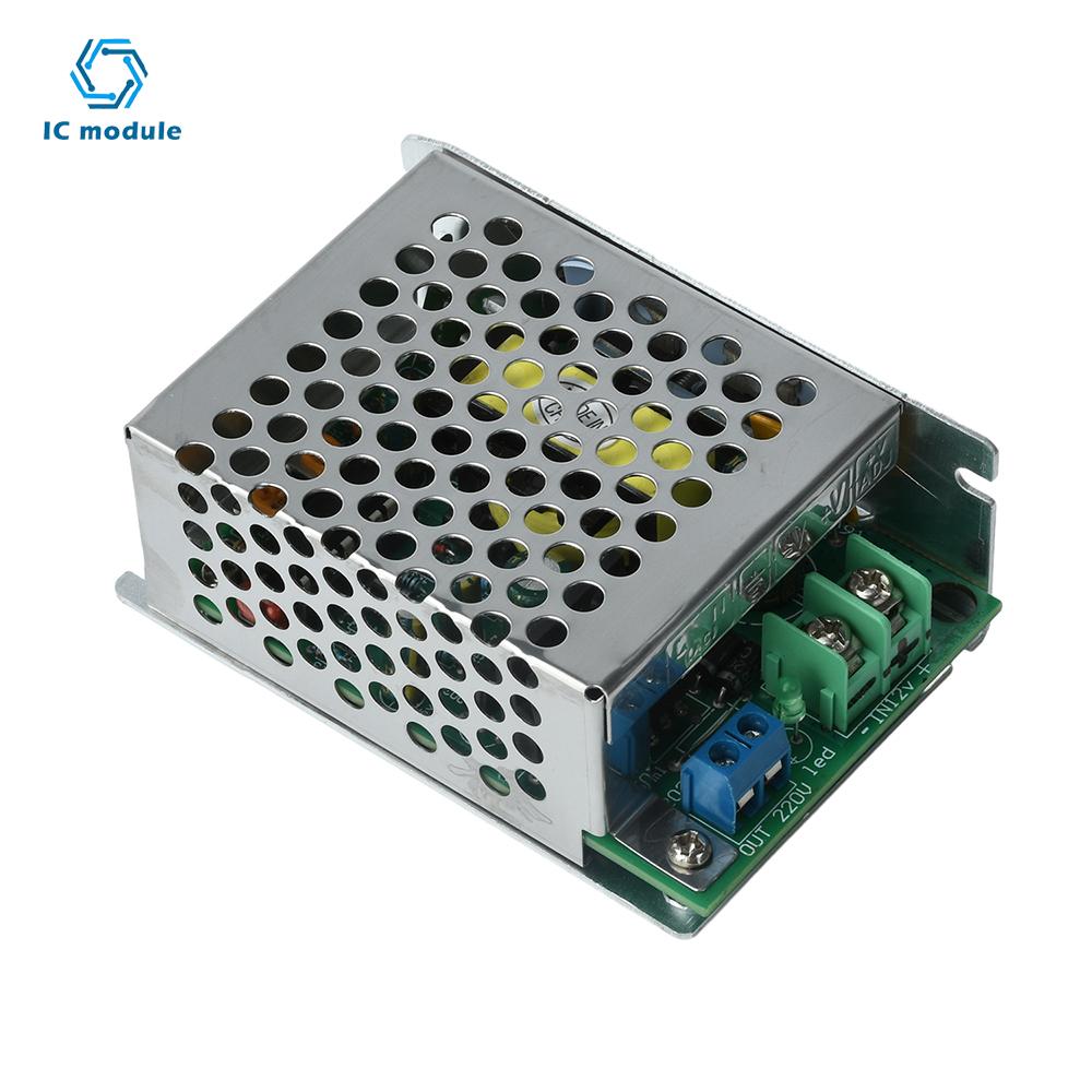 Modul Invertor DC 12-14.5V la AC 220V 50Hz Transformator Step-Up DC-AC 50-100W pentru Motor Ventilator Casnic și Electrocasnice Mici
