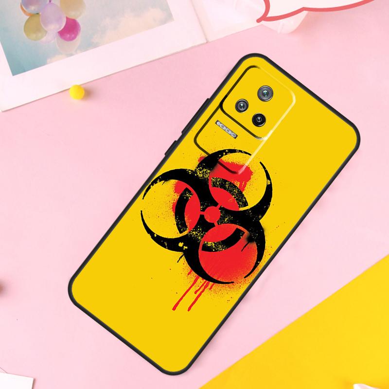 Biohazard Symbol Logo Case For Xiaomi 13 14 Ultra 12 Lite 11T 12T 13T Pro POCO M6 Pro X6 X5 X3 F3 F5 M5s Cover