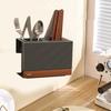 Large Capacity Suction Cup Chopstick Box Wall Mounted Chopstick Cage Kitchen Storage Rack  for Home