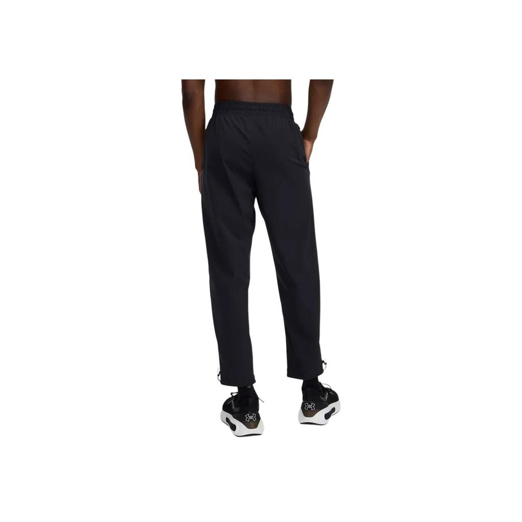 Under Armour Breathable Comfortable Mid-Rise Casual Knit Sports Pants Men Bottoms Black 1390258-001