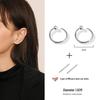S925 Sterling Silver Stud Earrings - Trendy, Lightweight, Simple Luxury for Women (2025)