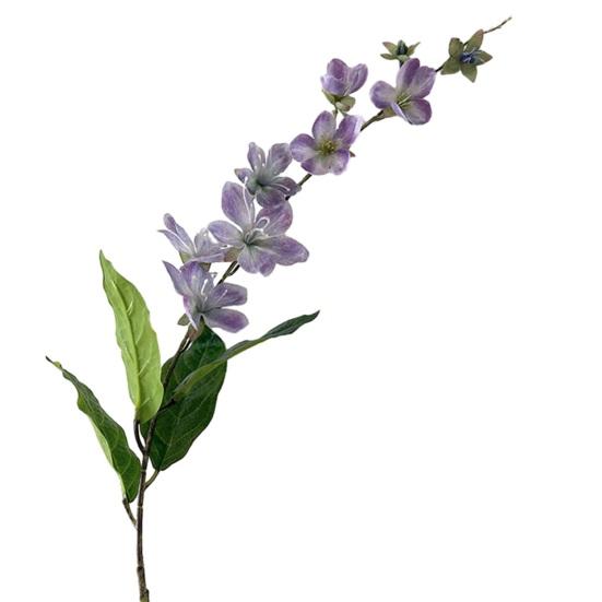 Artificial Jasmine Flowers Realistic Faux Silk Flower Bouquet with Long Stem for Shop Garden Office Home Wedding Party