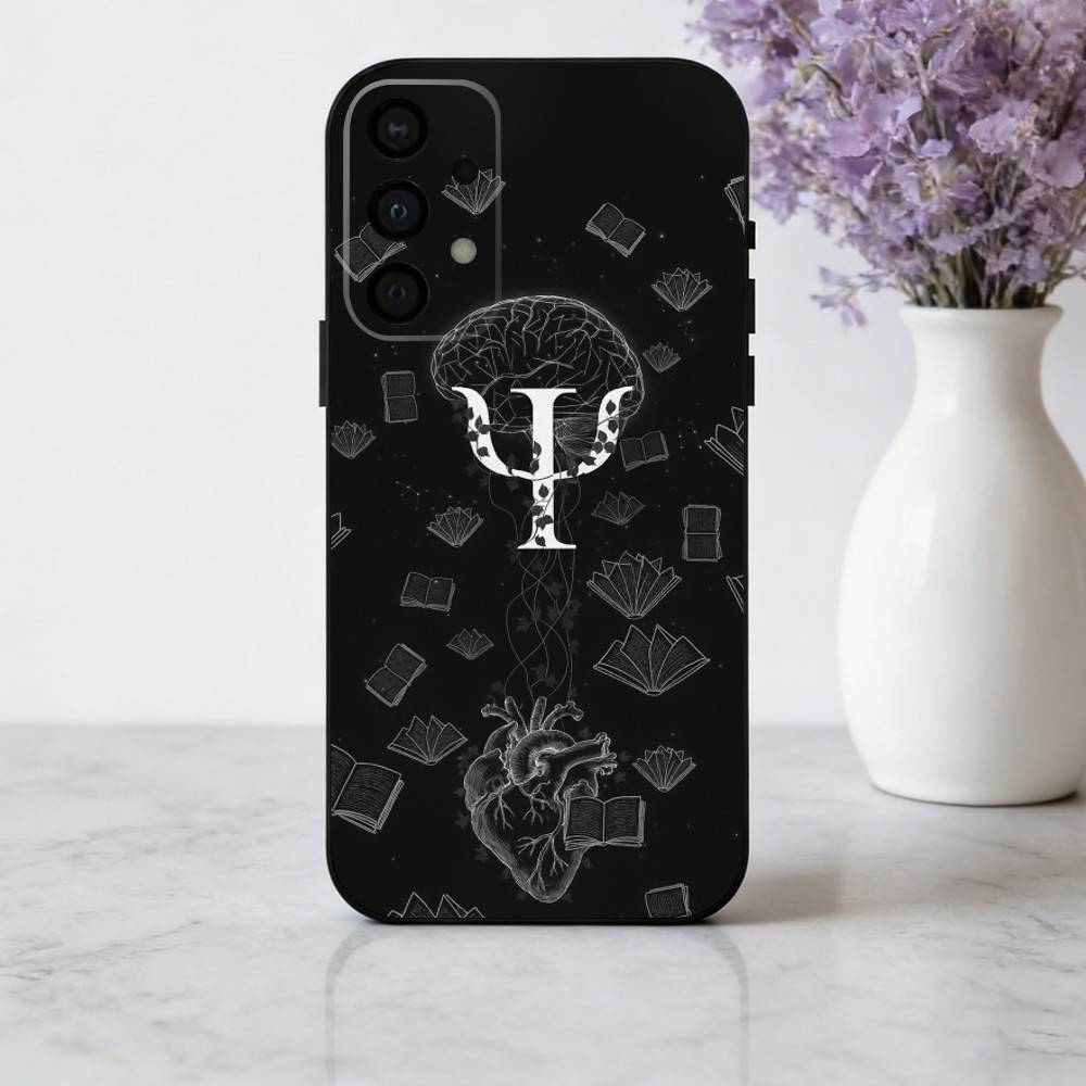 P-Psychologist Profession P-Psychology  Phone Case For Samsung Galaxy A73,A72,A71,A70,A53,A52,A51,Soft Silicone Black Cover