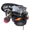 100CC Motorized Bicycle Kit Bike Engine Kit Single Cylinder 4-Stroke Gas Petrol Motorized Bike Engine Scooter Aluminum Black