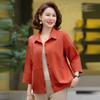Women's Loose Fit Lapel Long Sleeve Cardigan