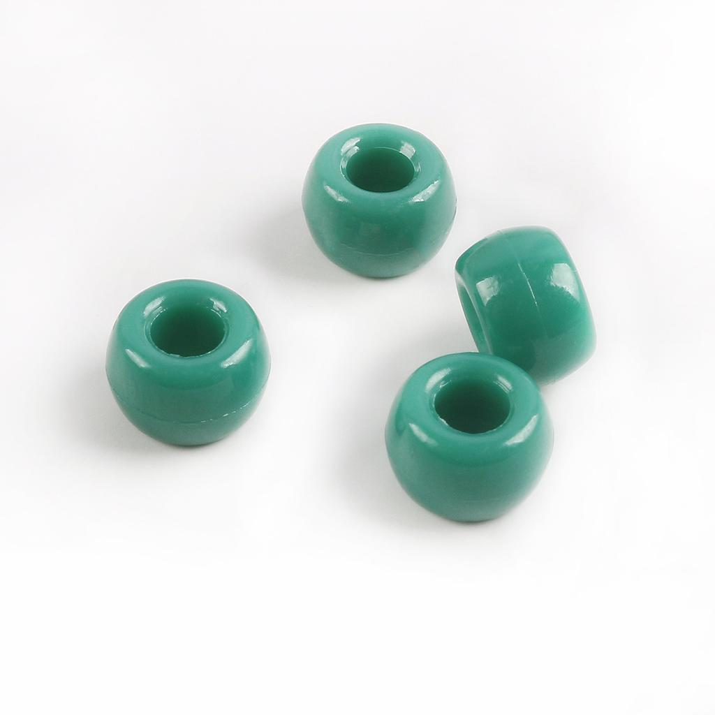 Acrylic Pony Beads Large Hole Beads Dreadlocks Solid Color Bucket Beads Diy Mobile Phone Chain Necklace Loose Beads Jewelry Accessories