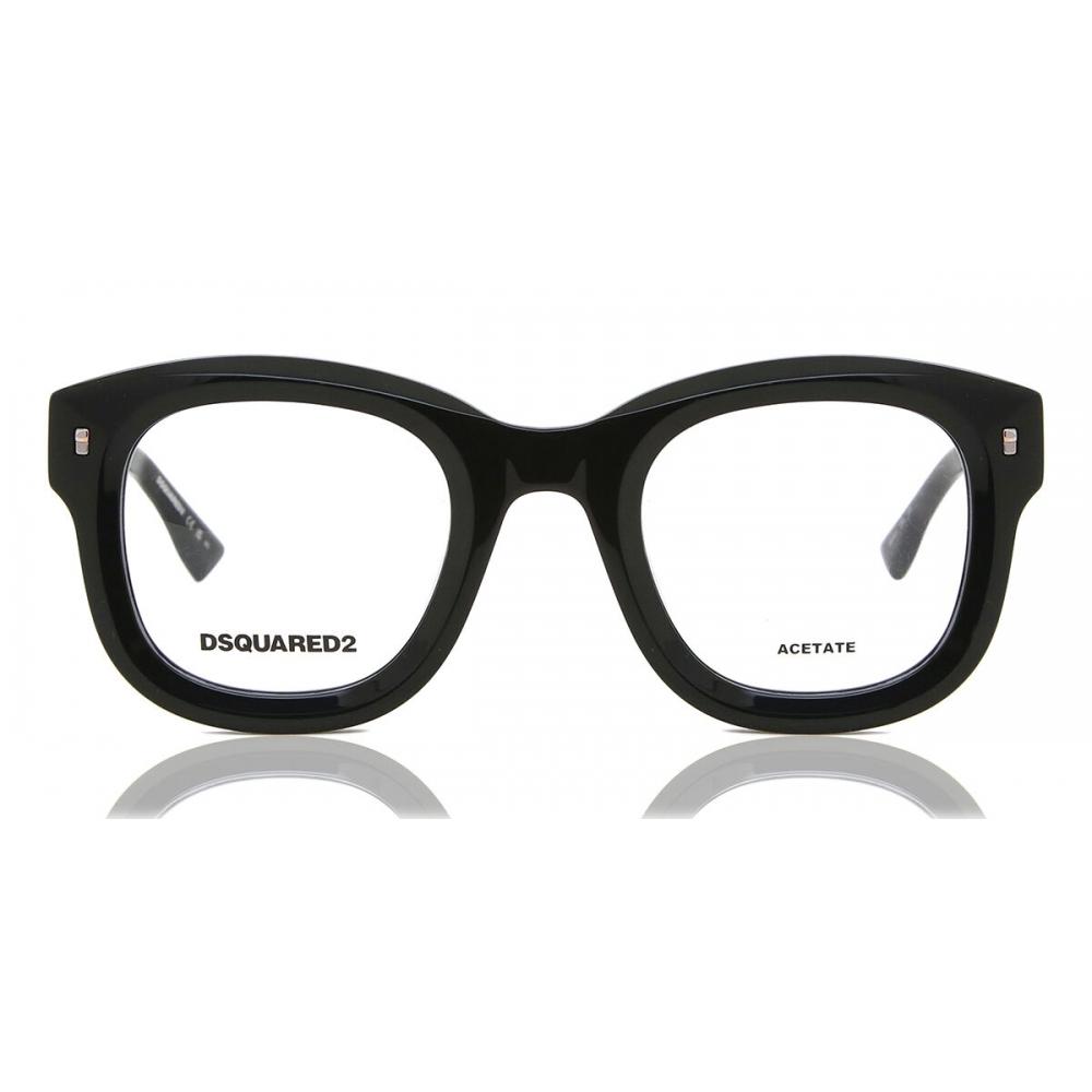 

DsquareD2 D2 0091 284 Men Eyeglasses Black Ruthenium/48