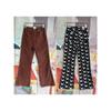 Foreign Trade Original Order RVC * a American Vintage High Waist Stretch Slimming Slim Fit Corduroy Trumpet Pants Two Colors 1521 B1