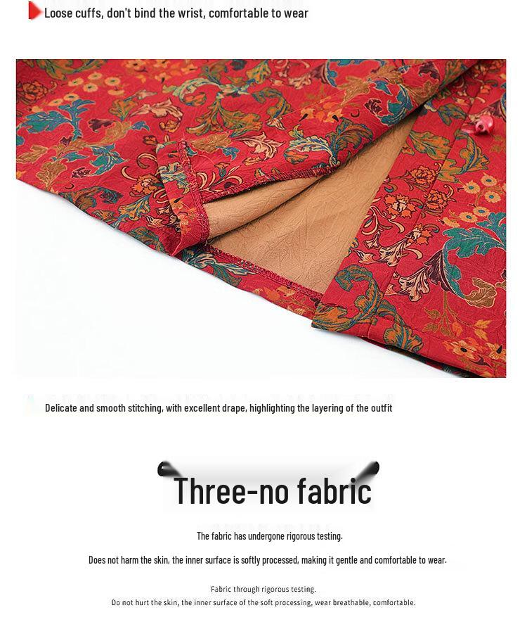 Dámská vyšívaná halenka kardigan ve stylu Tang