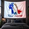 Personalized Tapestry Wall Hanging France National Football Team Pattern Art Background Cloth