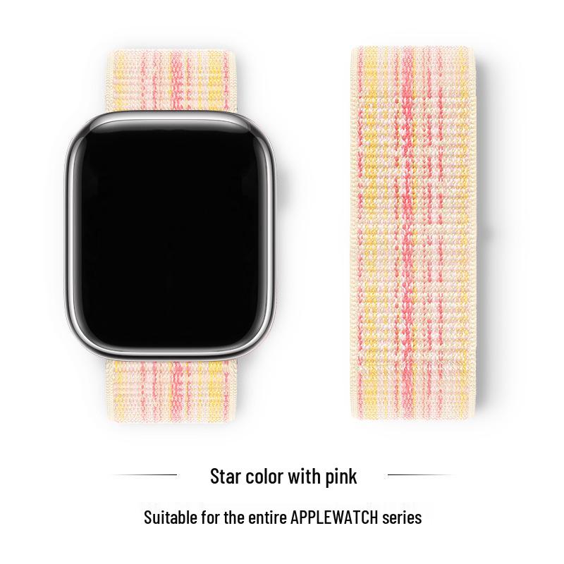 Nylon Braided Strap for Apple Watch Ultra, Series 9-4
