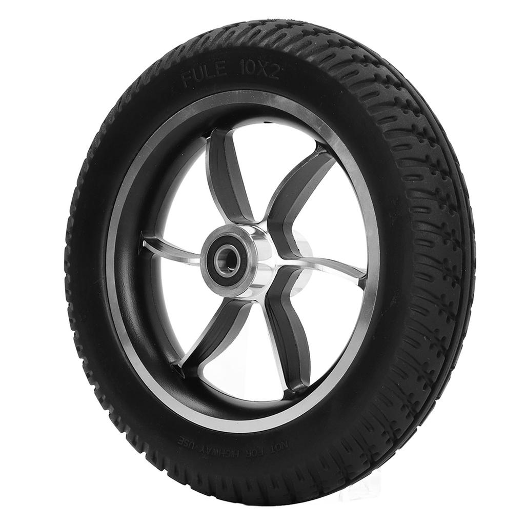 Wheelchair Wheel 10in PU Low Noise Walker Caster Tire Replacement for Rollator Trolley