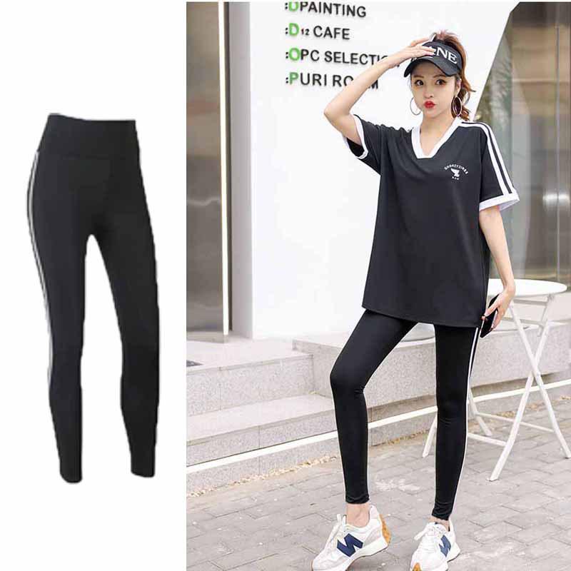 

Летняя быстросохнущая футболка для йоги свободного кроя больших размеров L