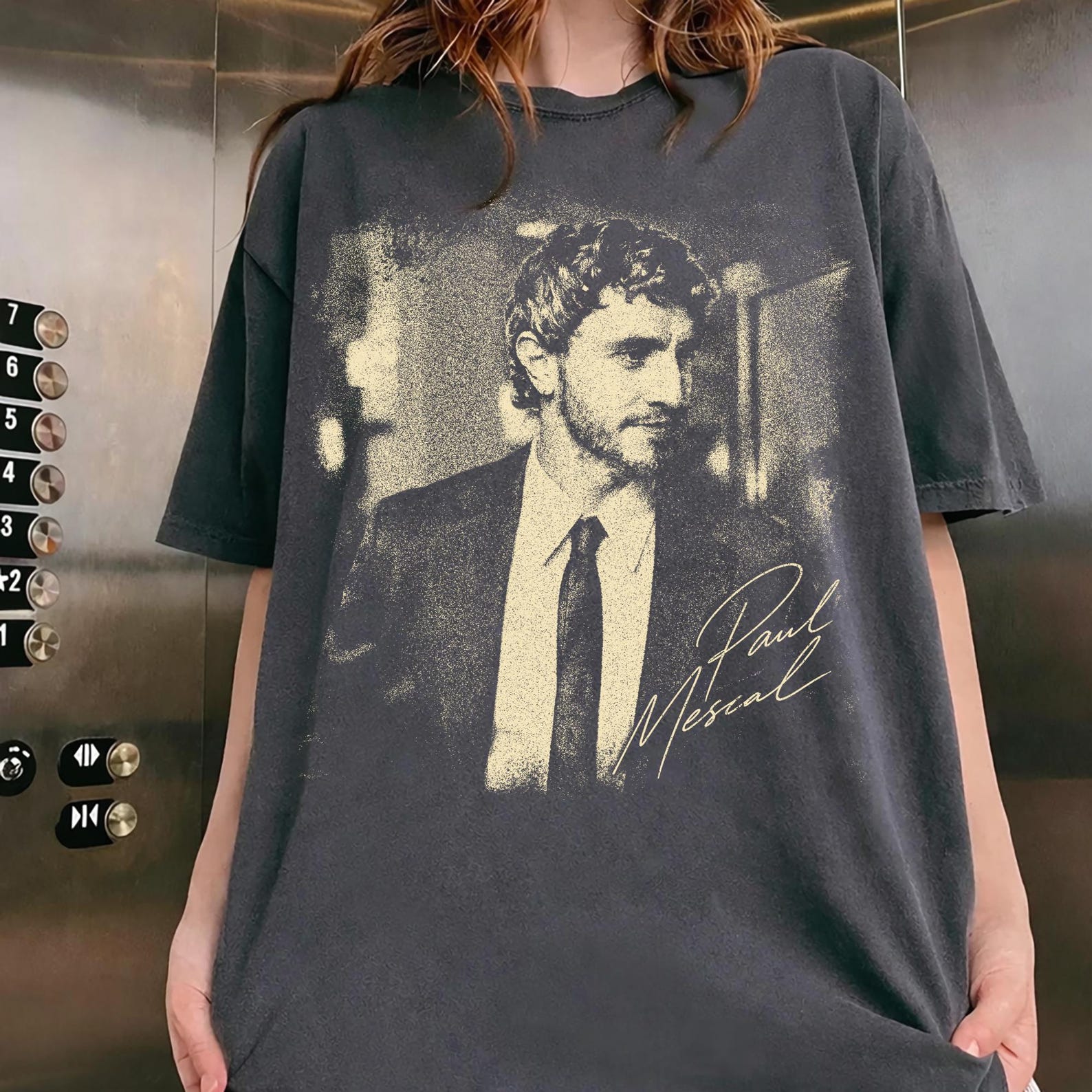 Paul Mescal Shirt, Vintage 90s Style Paul Mescal Tee, Retro Actor Graphic T-Shirt, Paul Mescal Movie Fan Shirt, Trendy Unisex Top 4XL