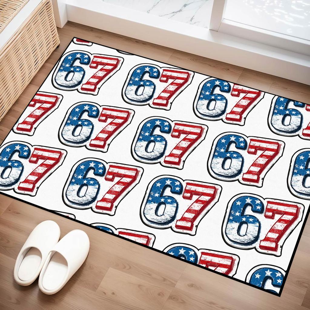 3D Optical Illusion Stone Stair Rug,Non-Slip Floor Mat for Bedroom Living Room Unique Visual Effect Carpet for Home Office Decor