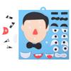 Non-Woven Five Sense Organs DIY Assembling Puzzle Jigsaw Children Training Toy