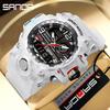 Sanda Korean Style Multi-Functional Luminous Sport Wristwatch for Couples
