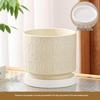 Light Luxury Cloud Ceramic Flower Pot with Tray