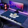 Toronto Maple Leafs Farbiges Mauspads Großes Gaming Tischkissen Rutschfestes Laptop Tablet Großes Mauspads XXL Matte Mini PC Spielmatte Mit Verschlusskante