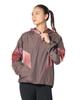 UA TRICOT WOVEN FULL ZIP HOODIE Ash Taupe SM