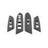 Matte Carbon Wood Grain Trim For Honda CRV CR-V 2017 - Car Inner Armrest Window Glass Lift Switch Garnish Protector Cover