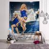 Singer S-Sabrina C-Carpenter Chart Tapestry Art Science Fiction Room Home Decor Cheap Hippie Wall Hanging