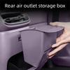For Leapmotor B10 2025+ Car Storage Box Silicone Under Rear Air Vent Decorative Rear Kick Protection Panel Interior Accessories