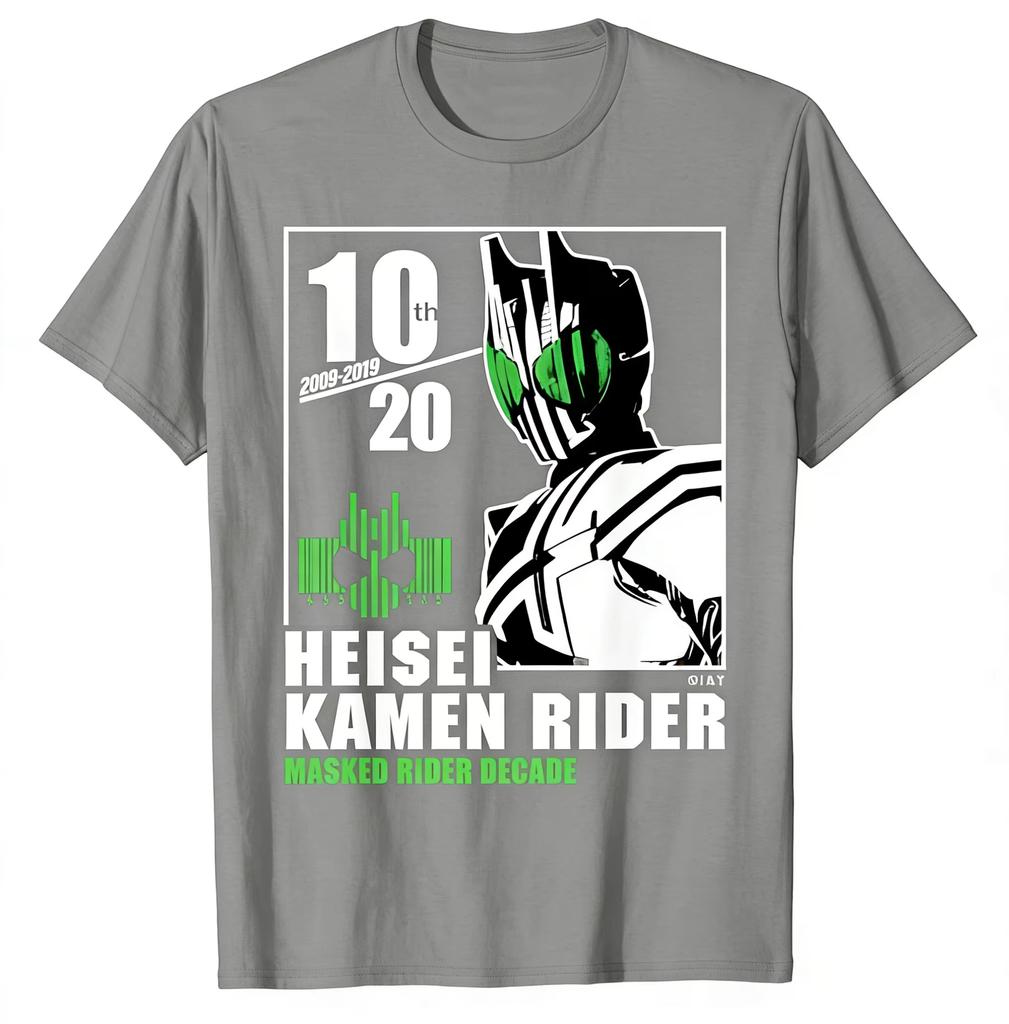 KaUnisex Rider Anime Cartoon Print TShirt Unisex Women Summer Y2k Streetwear Short Sleeve Crew Neck Loose Fit Soft Comfortable Tops