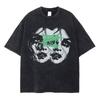 Y2K Vintage Tees for Men Women Grunge Clothes Oversized Graphic Tees Cartoon Printed Short Sleeve T Shirts