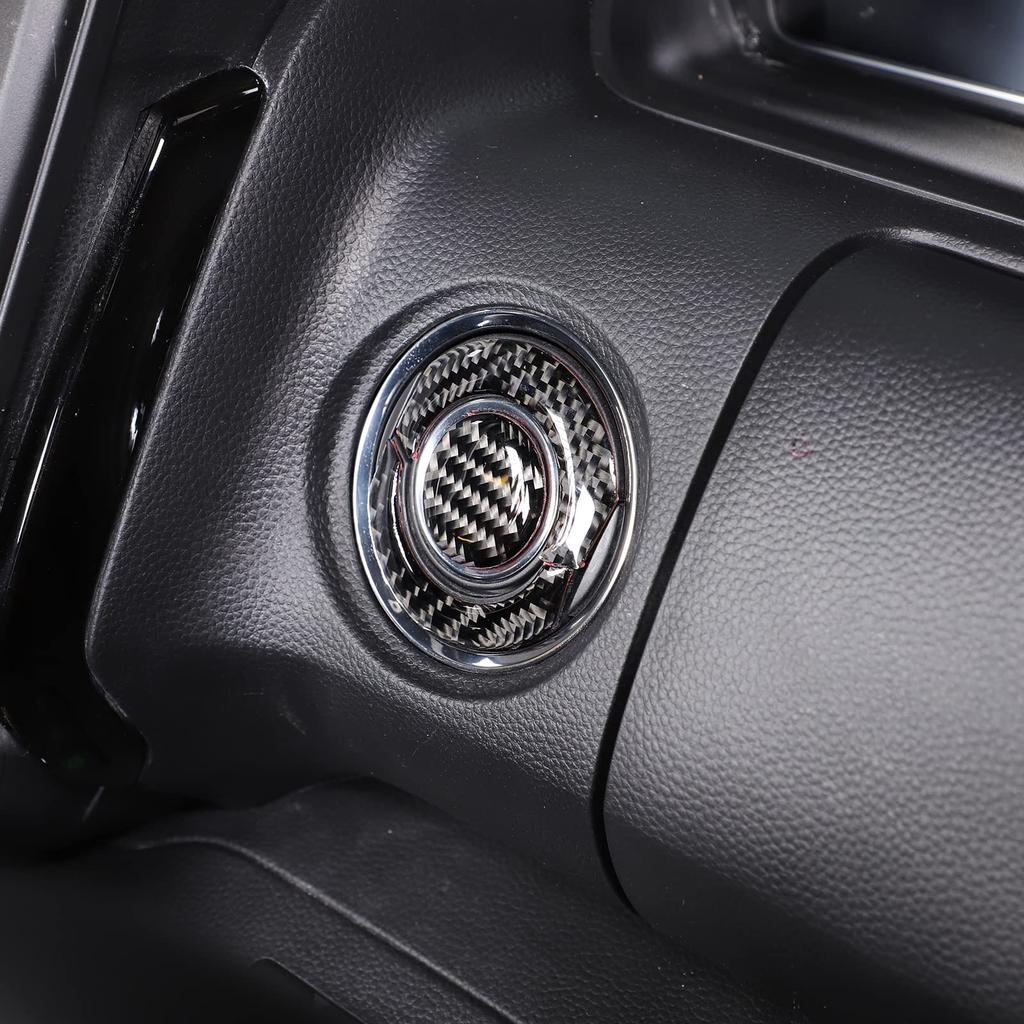 Sauicemy Set of Air Vent Central Control Air Outlet Decoration Vent Interior Trim Protective Car Specific to Your Vehicle Fiber for Honda 6-Piece