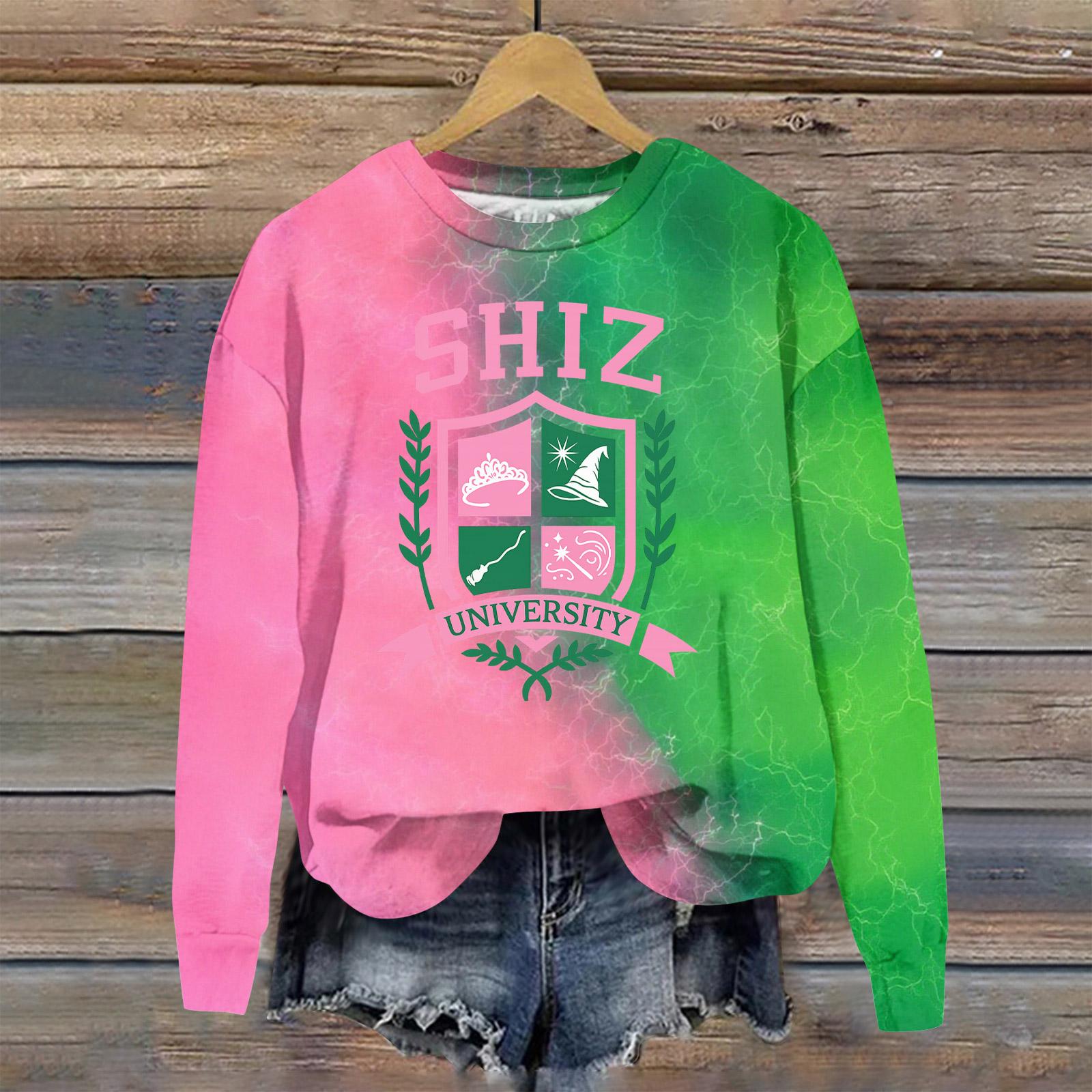 

Women s Loose Comfortable Casual Fashionable Character Printing Round Neck Long Sleeved Sweatshirt XL