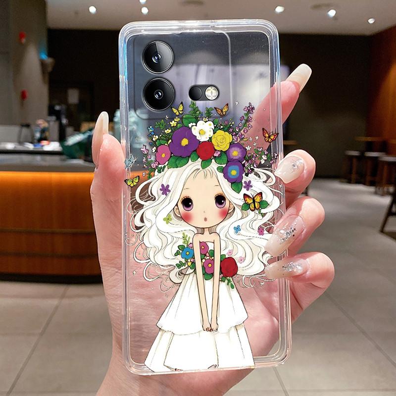 Casing For Vivo iQOO Neo 8 Luxury Dragon Cute Cool Boys Girls Phone Case Back Cover For Vivo iQOO Neo8 Pro 5G Transparent Shell