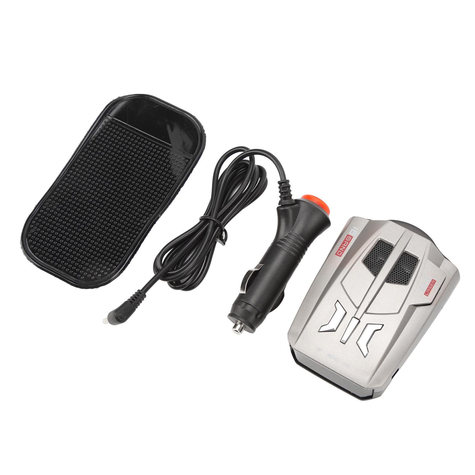 

Автомобильный радар-детектор Голосовое оповещение в реальном времени Универсальный 360 градусов GPS Точное обнаружение на большом расстоянии Скорость