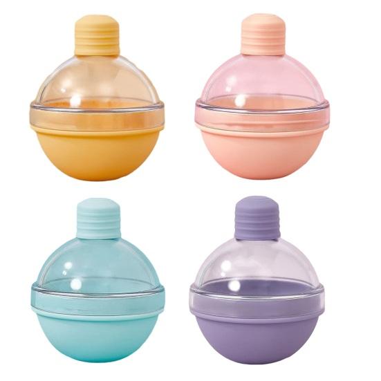 Bulb Shape Ice Ball Mold Food-Grade Sphere Tray for Whiskey Cocktails Easy-Release Leak-Proof Ice Cube Maker Home Bar Essential