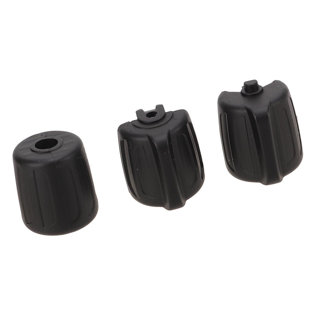 3pcs Steering Wheel Control Button Multifunction ABS 61319273656 Replacement for F10 F11 F18 F20 F21 F26 Black