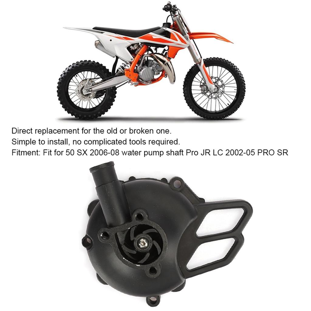 CNC Pokrywa Pompy Wody ze Stopu Aluminium Pasuje do 50 SX 2006‑08 Pro JR LC 2002‑05 PRO SR