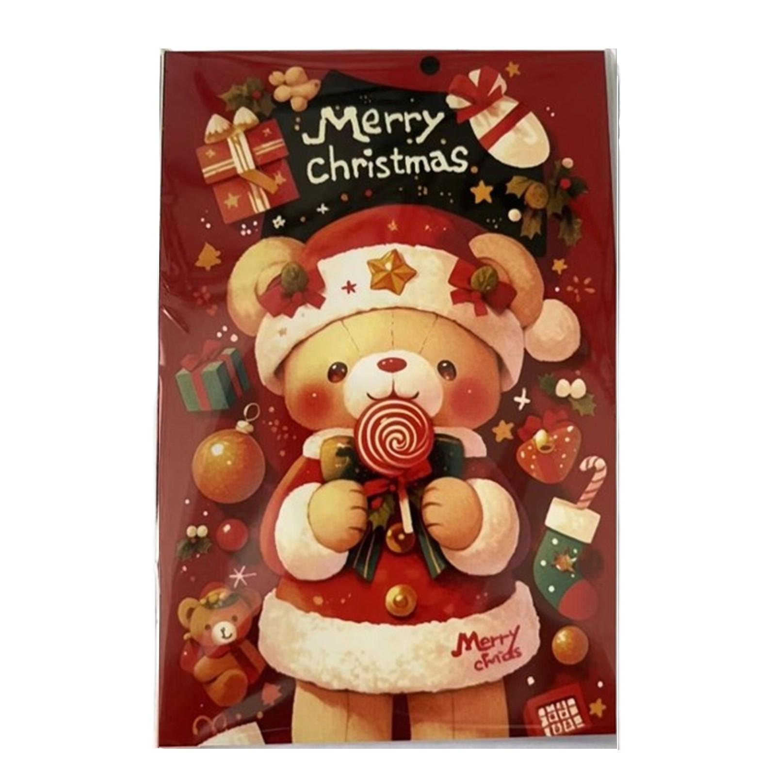 

50 рождественских открыток Рождественские семейные вечеринки Украшения Открытки Снежинки Снеговик Настенные открытки Почтовые открытки One Size