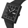 Swatch WHAT IF Blackagain Square Bioceramic Watch SO34B701