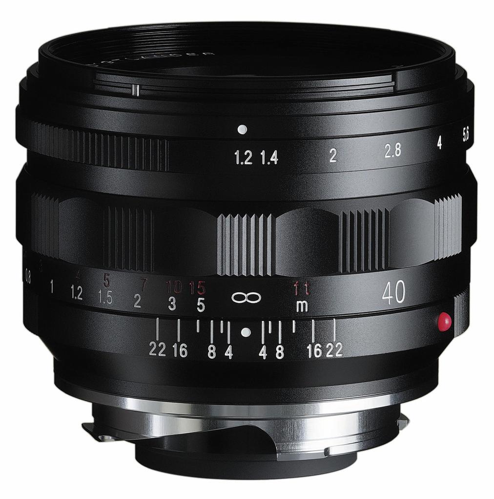 Voigtlander NOKTON 40m Aspherical II VM Prime Standard Large Manual Leica Compatible F1.2 Lens, Aperture, Focus, M-Mount