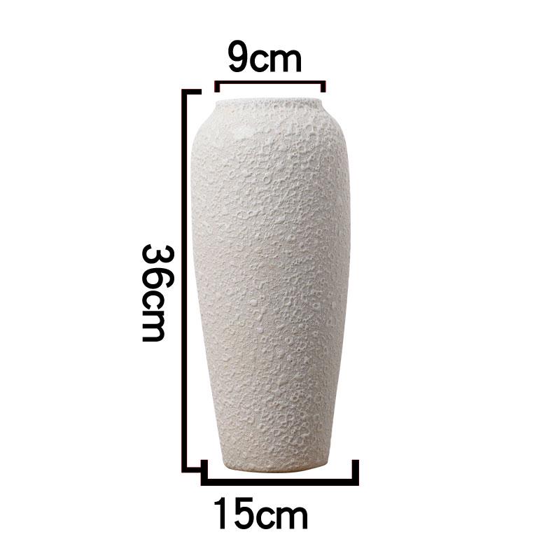 Современная минималистичная белая керамическая ваза для декора дома