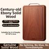 Durable Solid Wood Cutting Board Antibacterial Double-sided Vegetable Cutting Board Ebony Anti Mold Cutting Board Mats Household