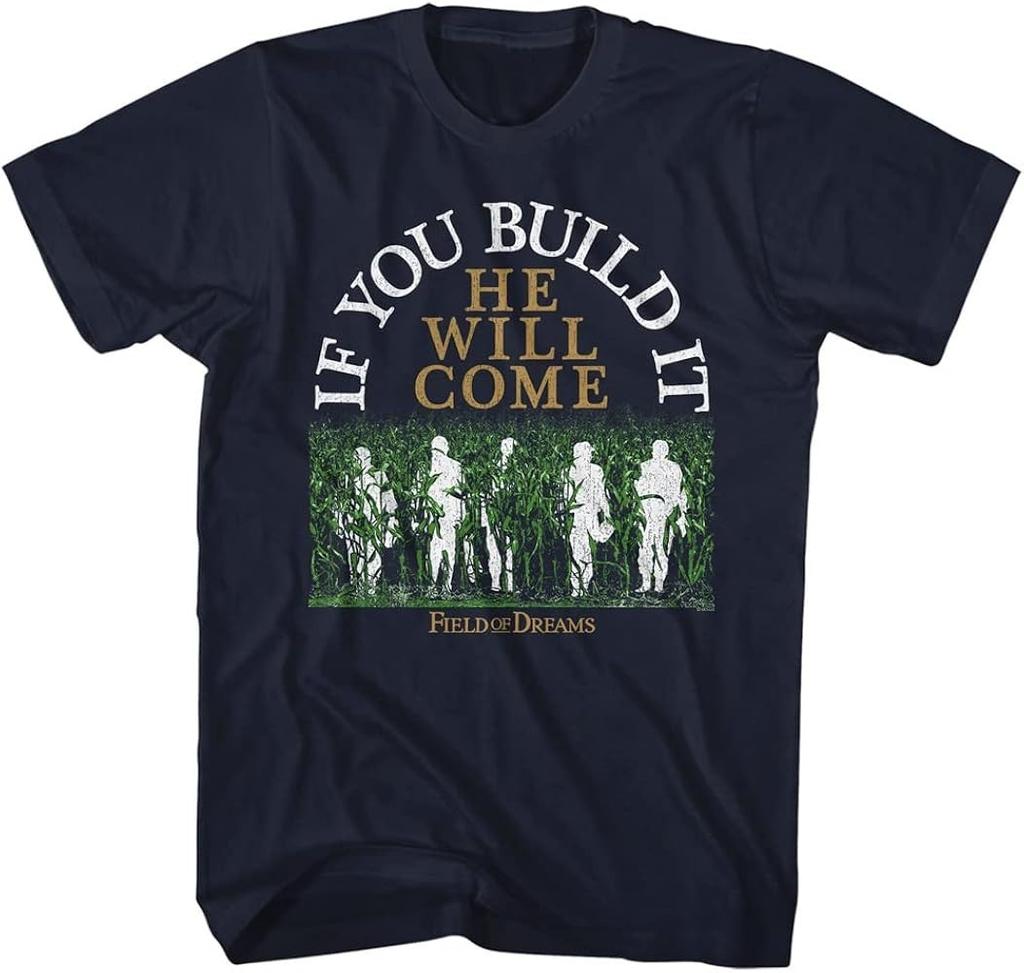 Field of Dreams Movie If You Build It He Will Come Shirt Black S-5XL 2B0059