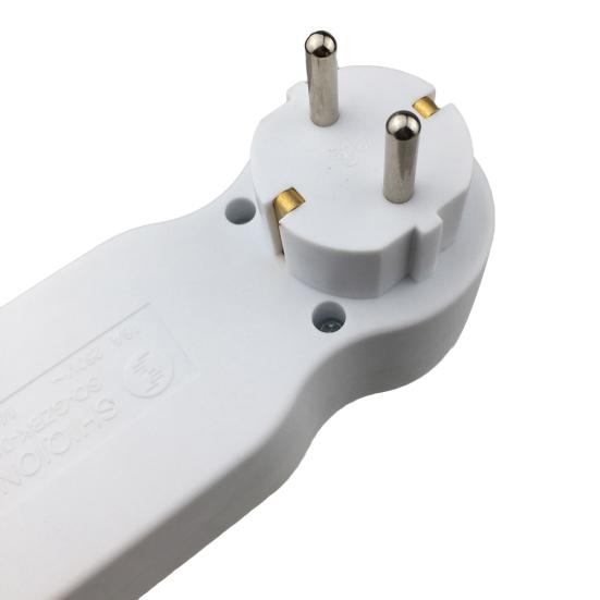 3 Holes EU Plug Electronic Power Strip Fast Charging Switch Extension Socket