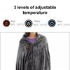 USB Electric Heating Blanket Heated Warm Shawl Flannel Throw Blanket Adjustable Blanket Heated L9A4