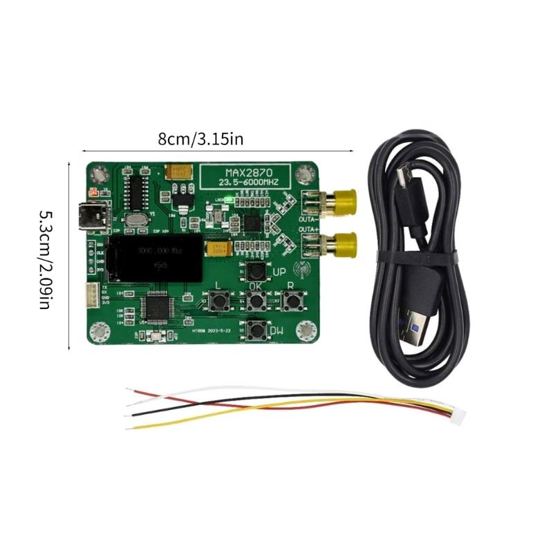 MAX2870 STM32 23.5-6000MHz Signal Source Module USB 5V Powered Frequency and Modes Accessory