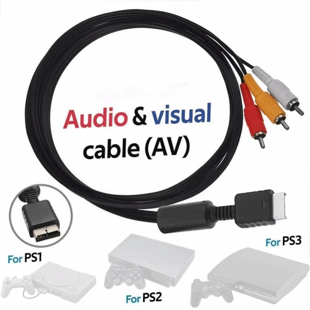 Console Cable Gamecube Console Audio Cable Video Cord Audio Video Stereo Cable AV Cable to RCA