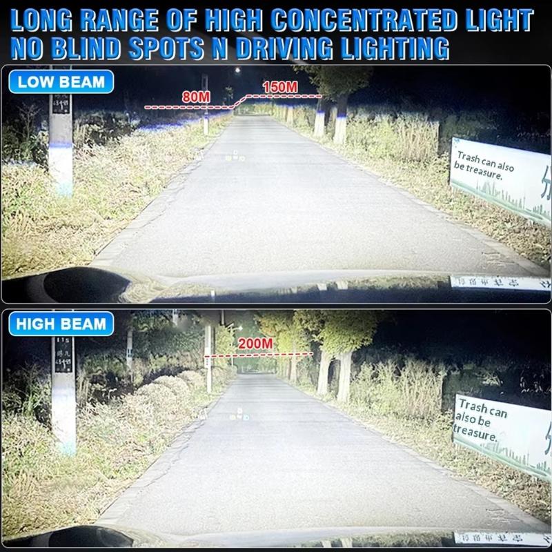 H7 H4 H1 Led Headlight Bulbs High Power Car Lights Turbo Lamp Auto Headlamp +800% Bright 12V